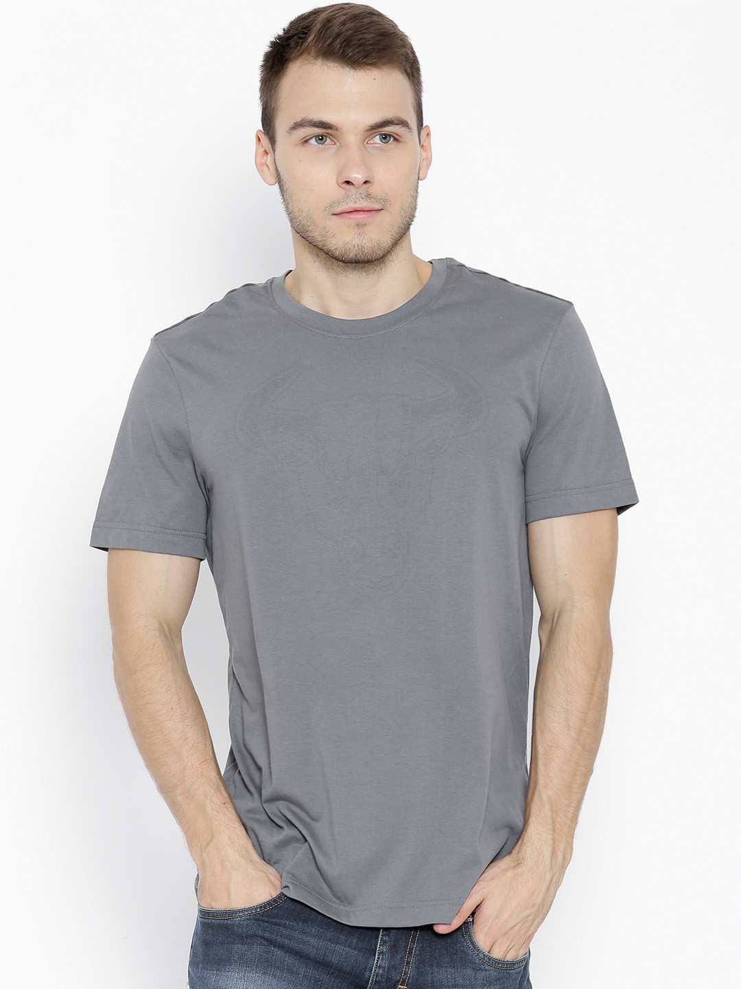 reebok grey t shirt