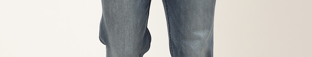 Buy Calvin Klein Jeans Men Navy Blue Regular Fit Light Fade Stretchable ...