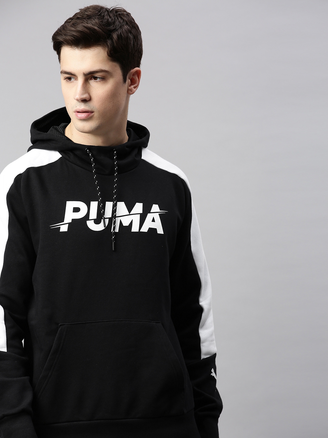 mens black puma sweatshirt
