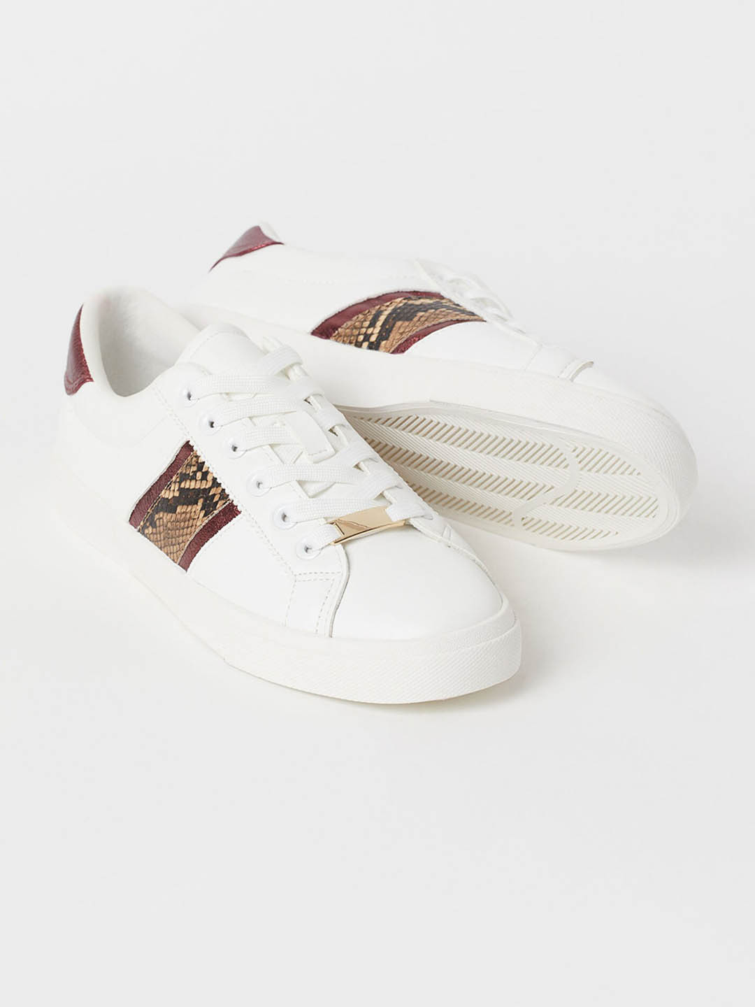 Buy H&amp;M Women White Sneakers Casual Shoes for Women