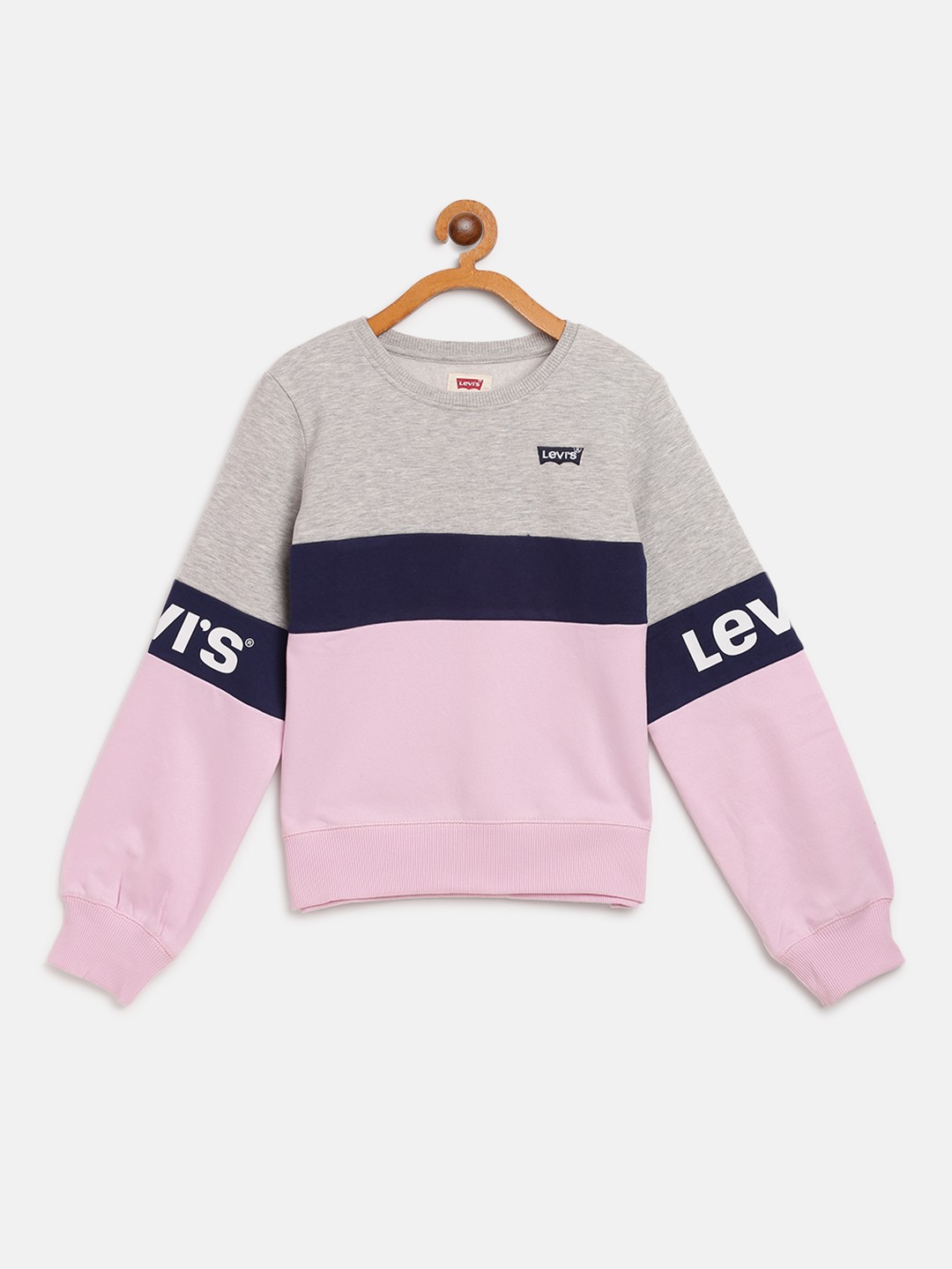 ladies grey levi sweatshirt