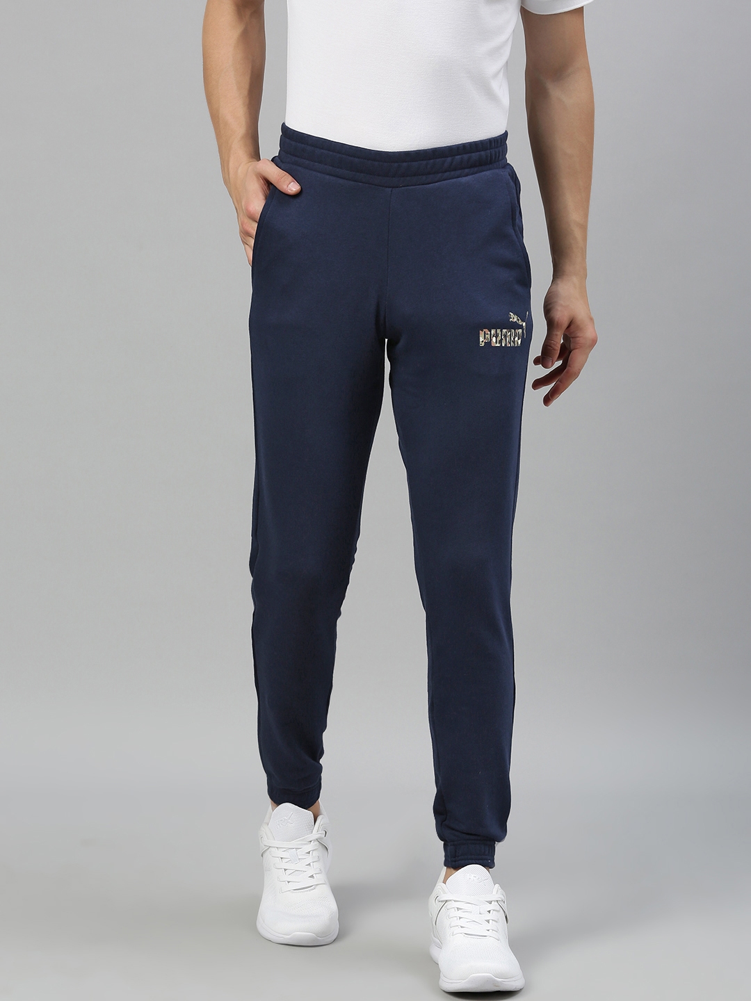 mens blue puma joggers