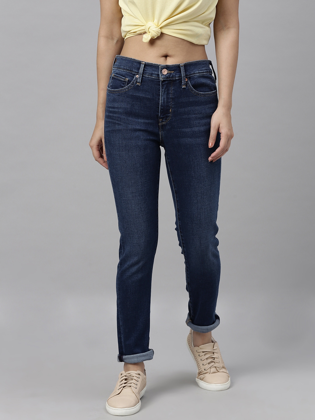 Buy Levis Women Blue 311 Shaping Skinny Fit Mid Rise Clean Look