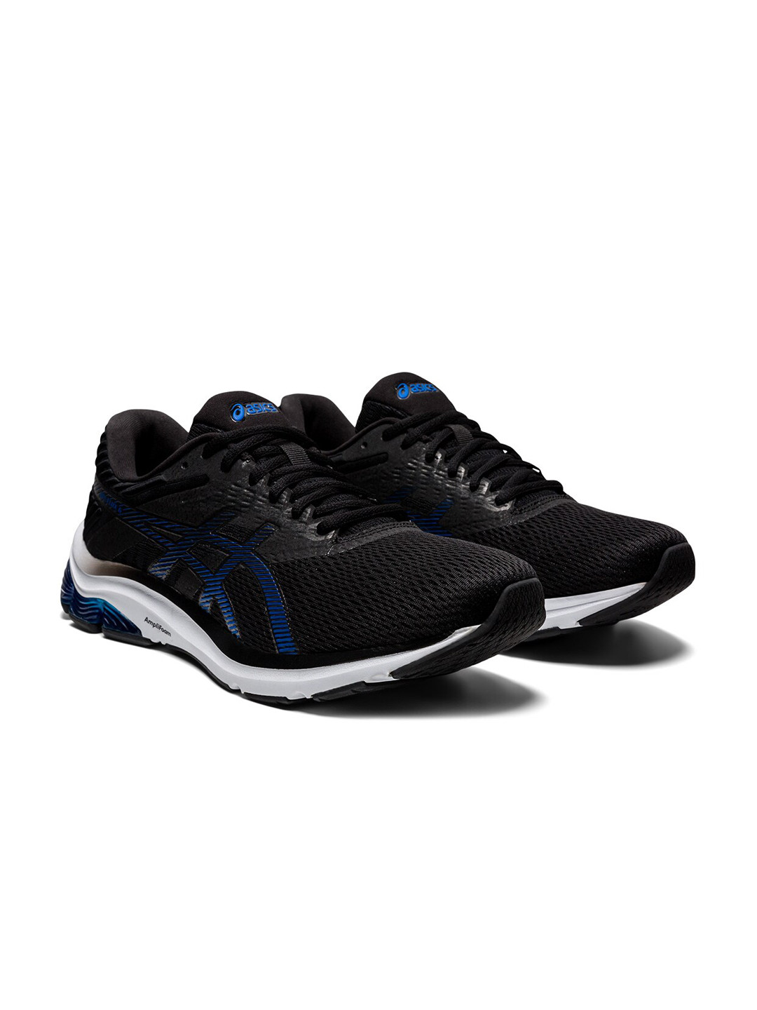 Buy ASICS Men Black & Blue GEL FLUX 6 Running Shoes - Sports Shoes for ...