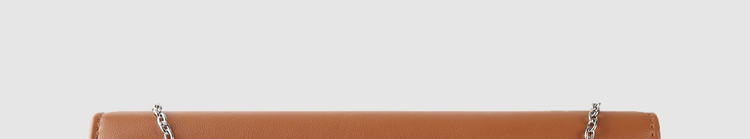 Buy United Colors Of Benetton Brown Solid Envelope Clutch - Clutches ...