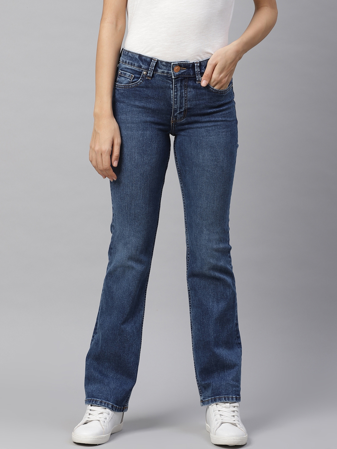 marks and spencer boot cut jeans