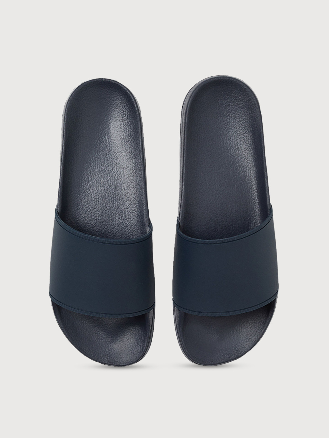 Buy H&amp;M Men Blue Solid Pool Shoes Sandals for Men