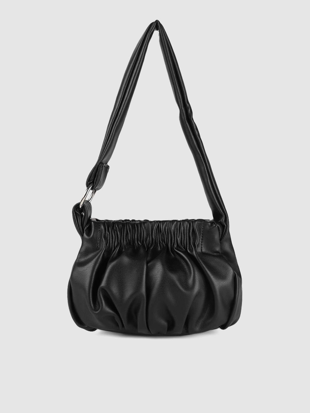 Buy DressBerry Black Solid Shoulder Bag Handbags for Women 12388542 Myntra