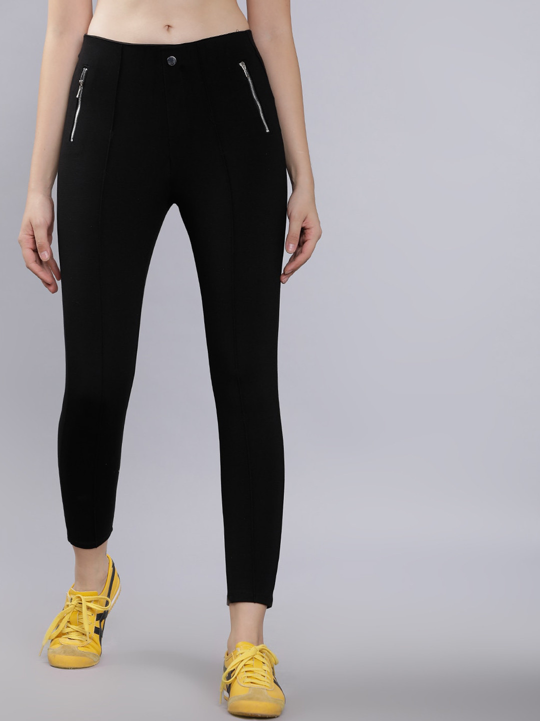 Tokyo Talkies Women Black Regular Fit 
