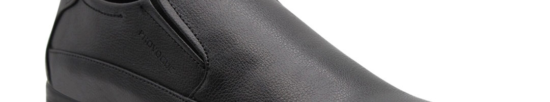 Buy Provogue Men Black Solid Formal Slip Ons - Formal Shoes for Men ...