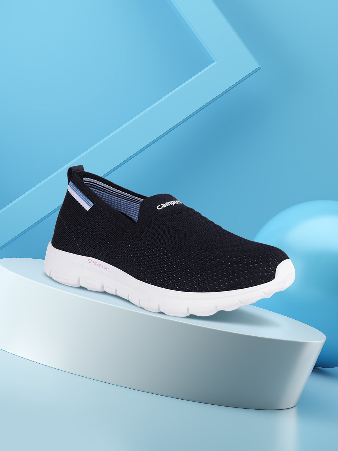 navy blue walking shoes womens