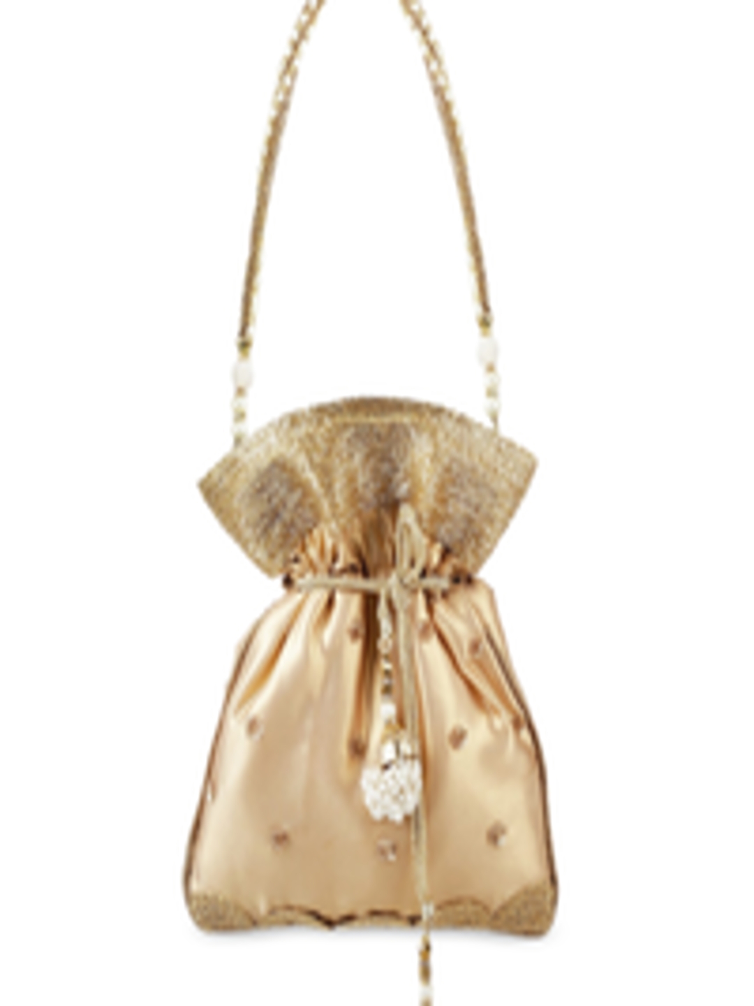 Buy Mochi Golden Embellished Handheld Bag - Handbags for Women 12398384 ...