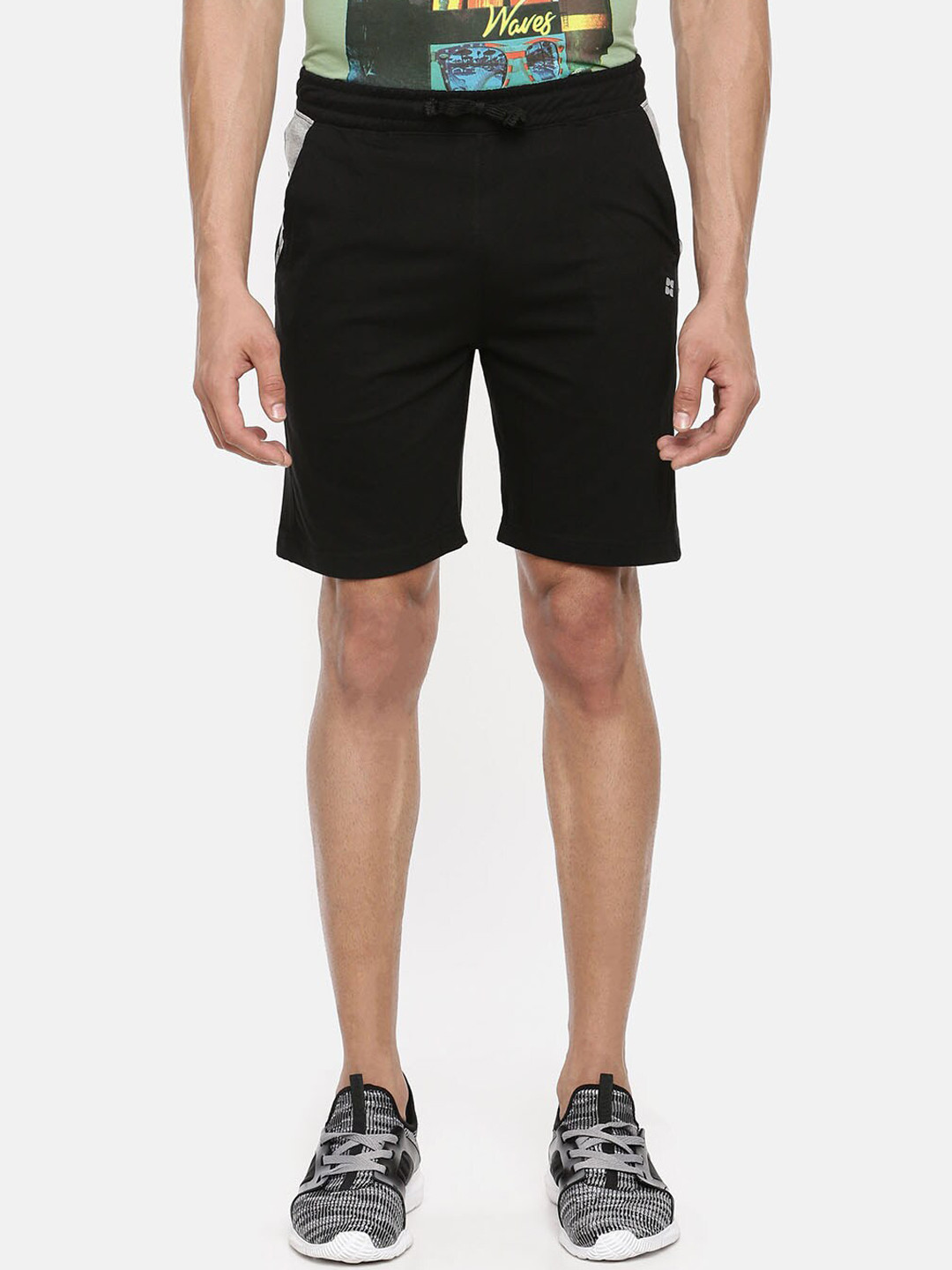 Buy Dollar Men Black Solid Lounge Shorts Lounge Shorts for Men