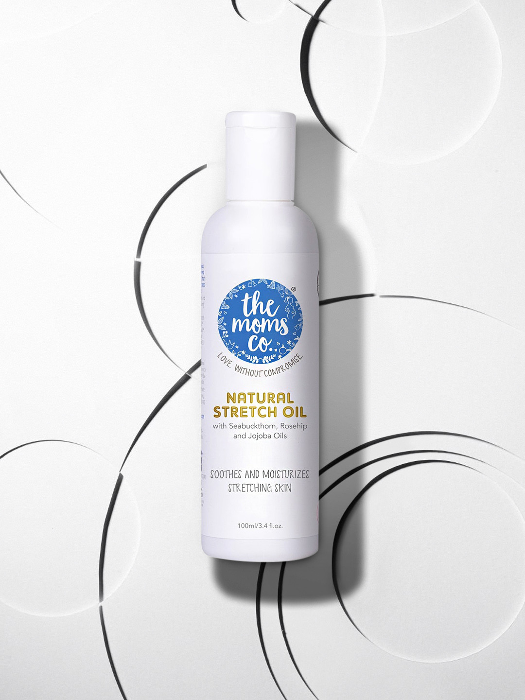 Buy The Moms Co. Natural Stretch Oil With Olive & Jojoba Oils 100 Ml