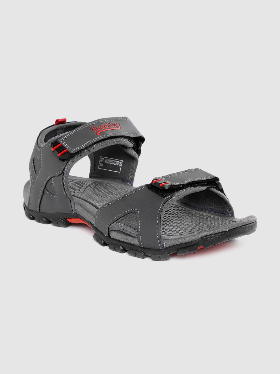 Buy Roadster Men Charcoal Grey Sports Sandals Sports Sandals for Men