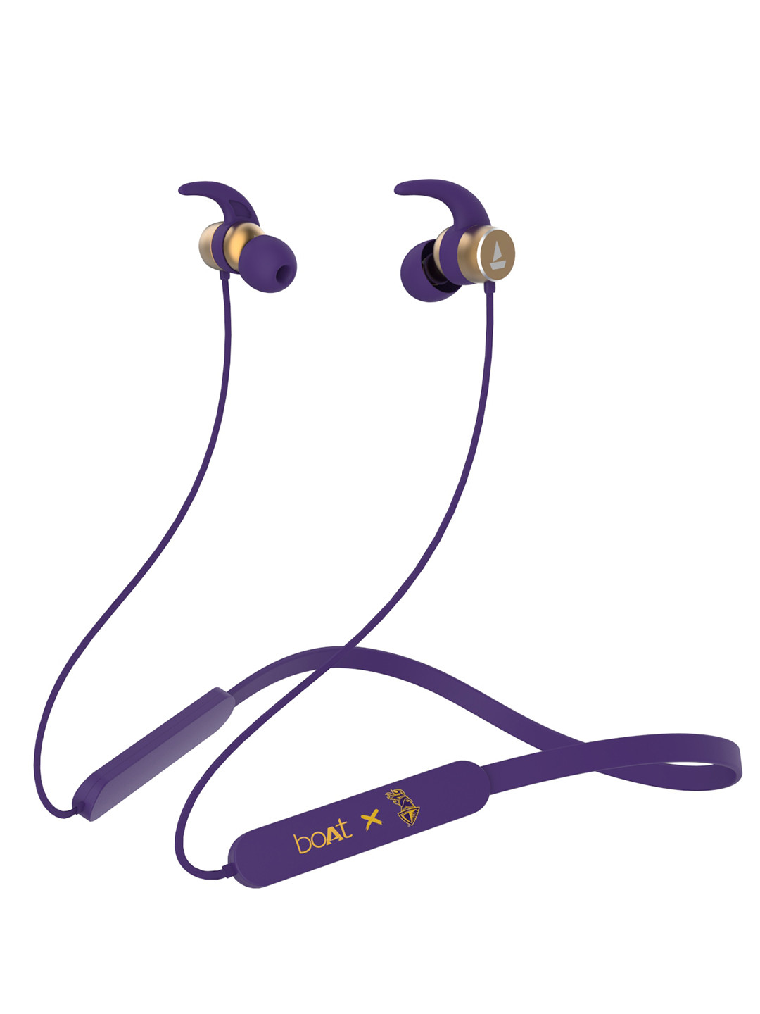 Buy BoAt Rockerz 255 Thunder Purple KKR Edition Wireless Earphones With