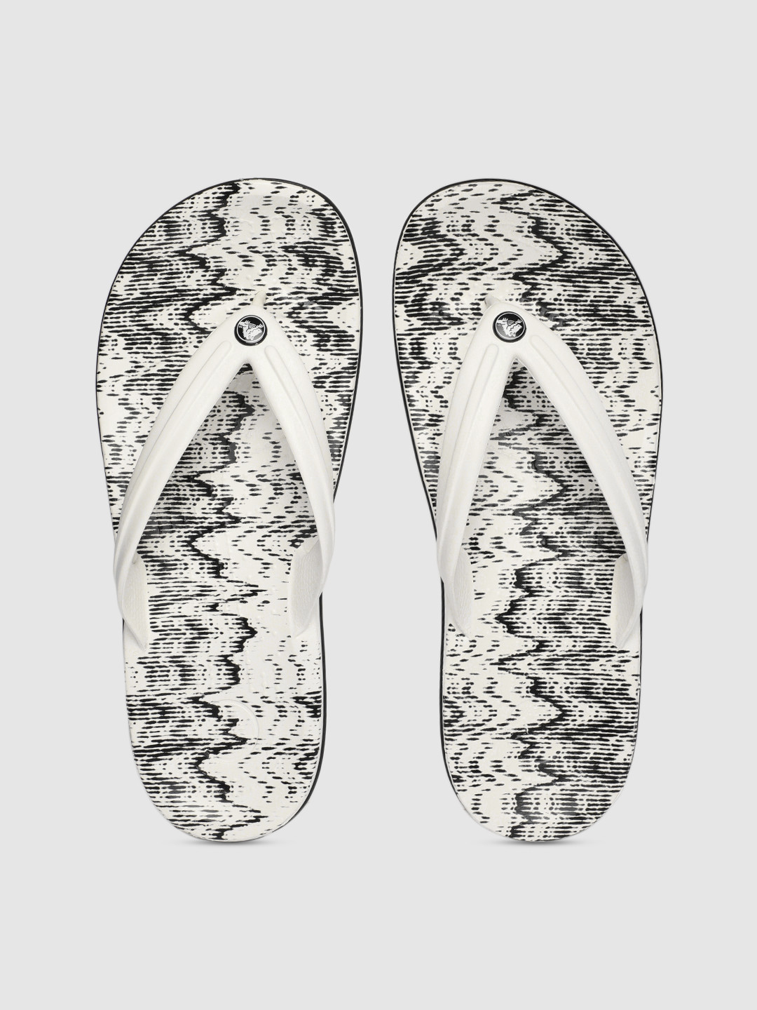 crocband thong strap flip flops