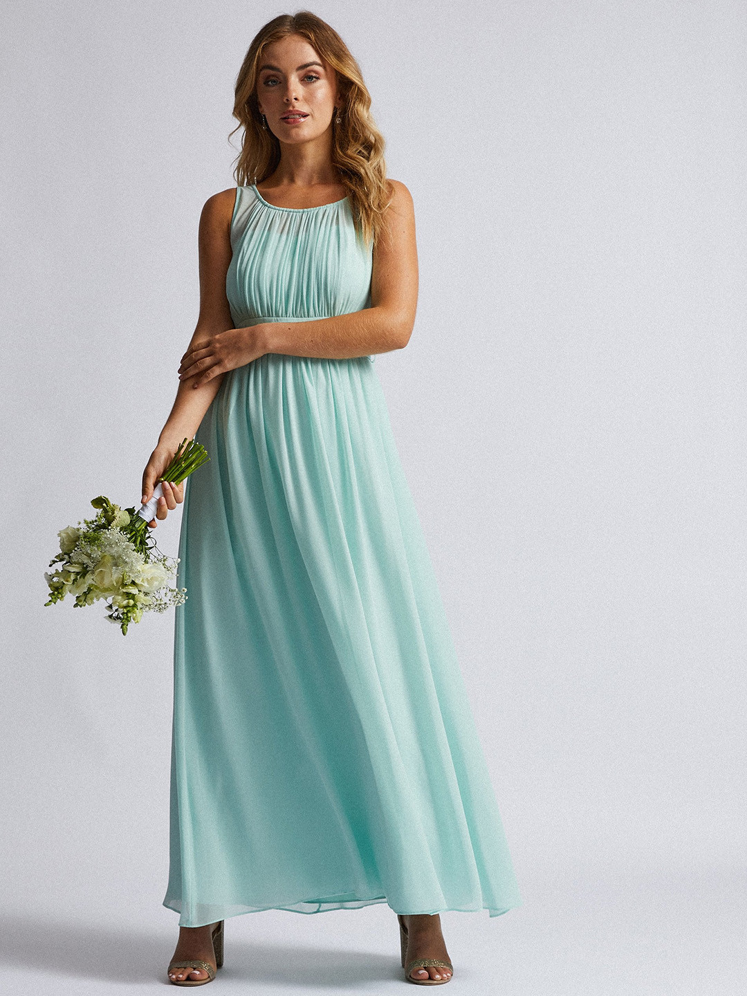 Buy DOROTHY PERKINS Women Sea Green Petite Solid Maxi Dress Dresses for Women 12409516 Myntra