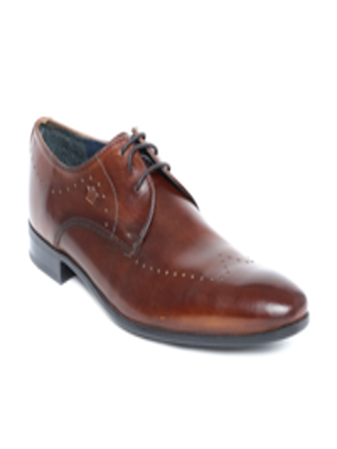 Buy Louis Philippe Men Brown Genuine Leather Formal Shoes - Formal Shoes for Men 1241136 | Myntra