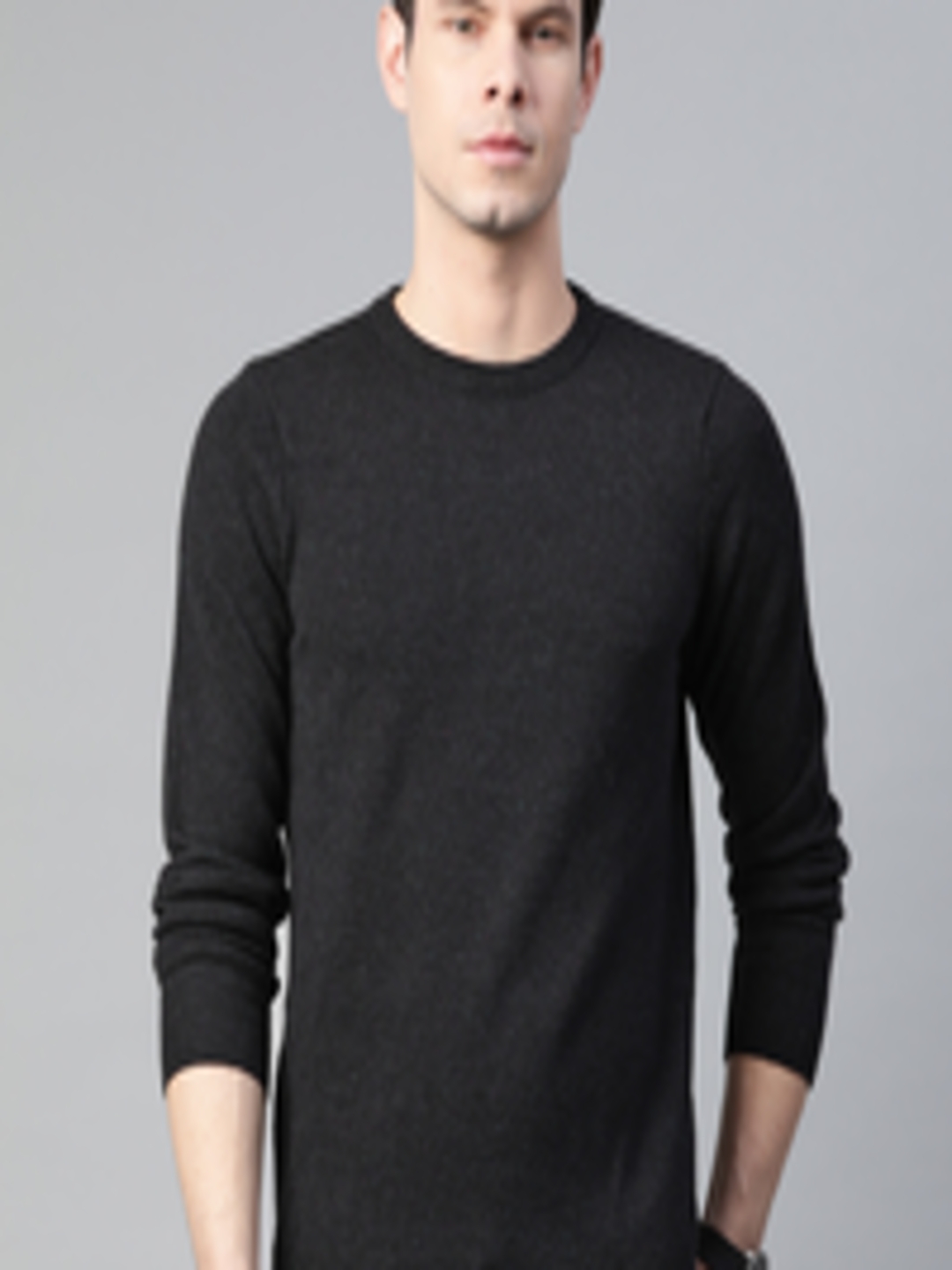Buy Marks & Spencer Men Blue Wool Pullover - Sweaters for Men 12417274 ...