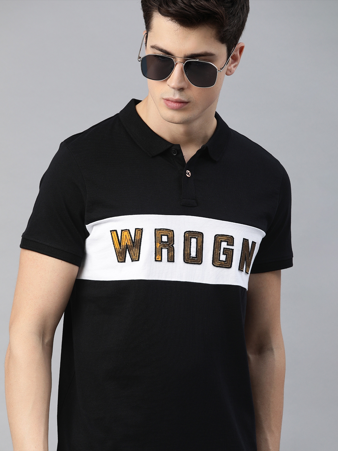 wrogn collar t shirts
