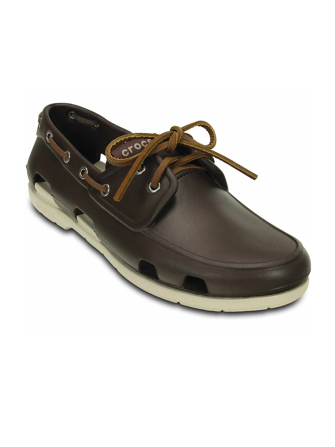 Buy Crocs Beach Line Men Brown Boat Shoes Casual Shoes Buy Crocs Beach Line Men Brown Boat Shoes Casual Shoes