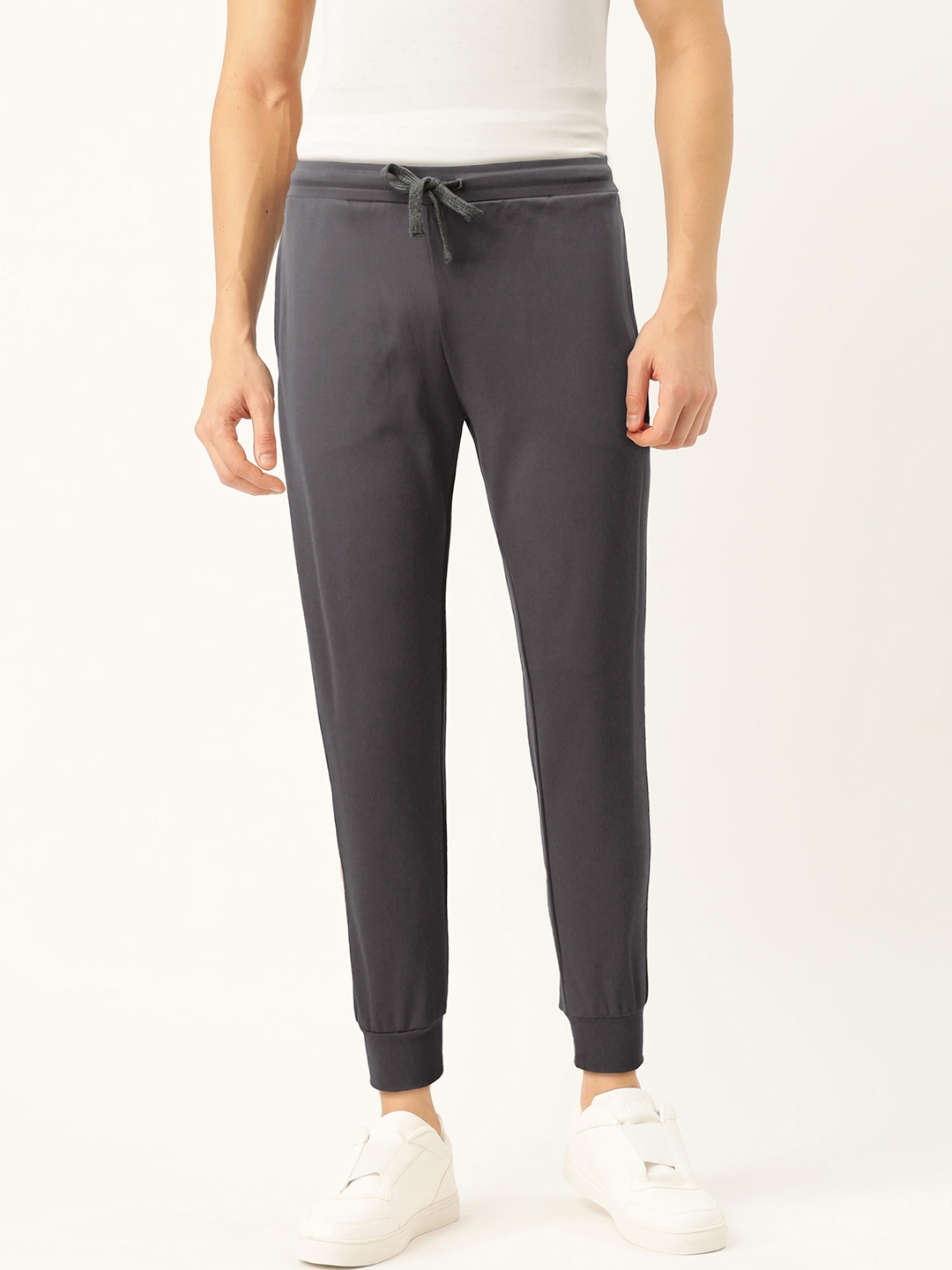 grey slim joggers