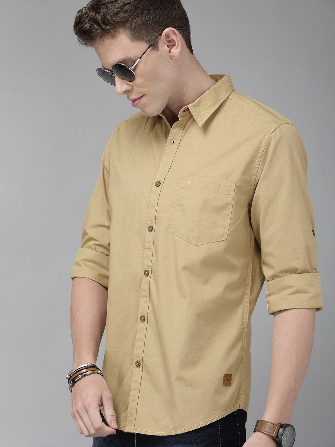 roadster khaki shirt