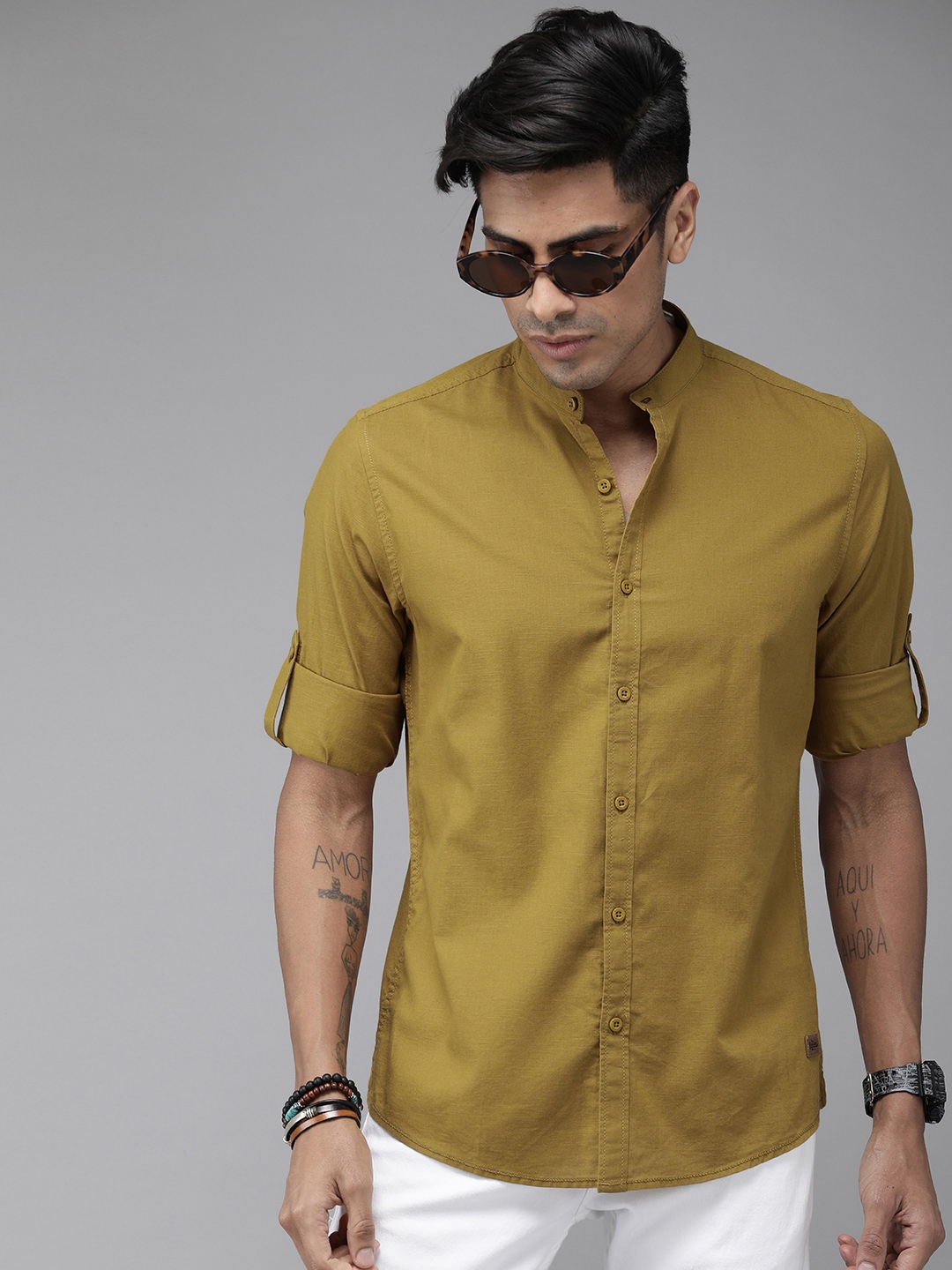 roadster khaki shirt
