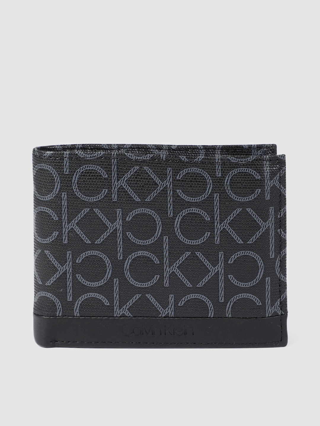 Buy Calvin Klein Men Black Printed Two Fold Wallet - Wallets for Men 12443694 | Myntra