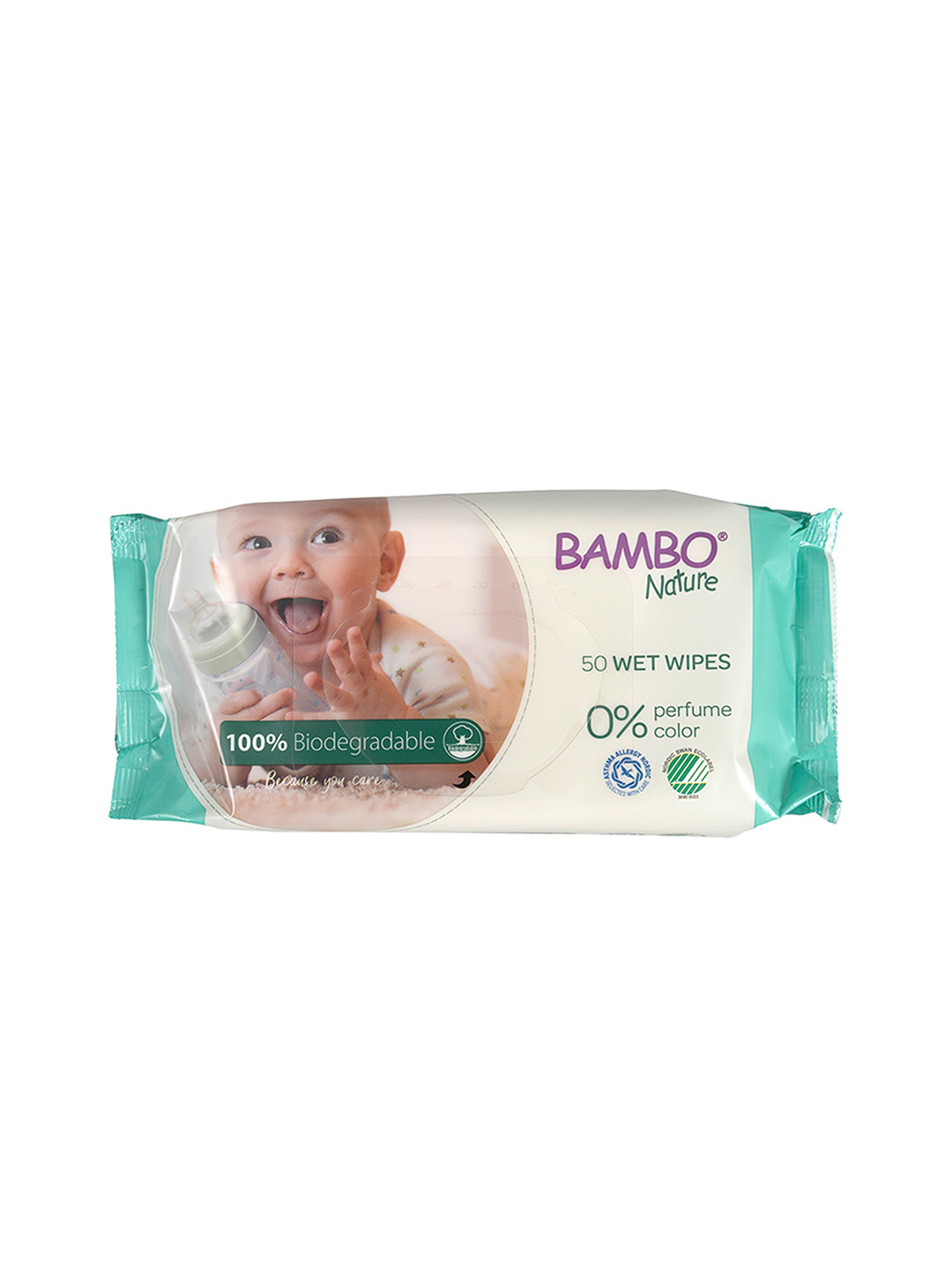 Buy Bambo Nature Biodegradable Wet Wipes 50 Pcs Baby