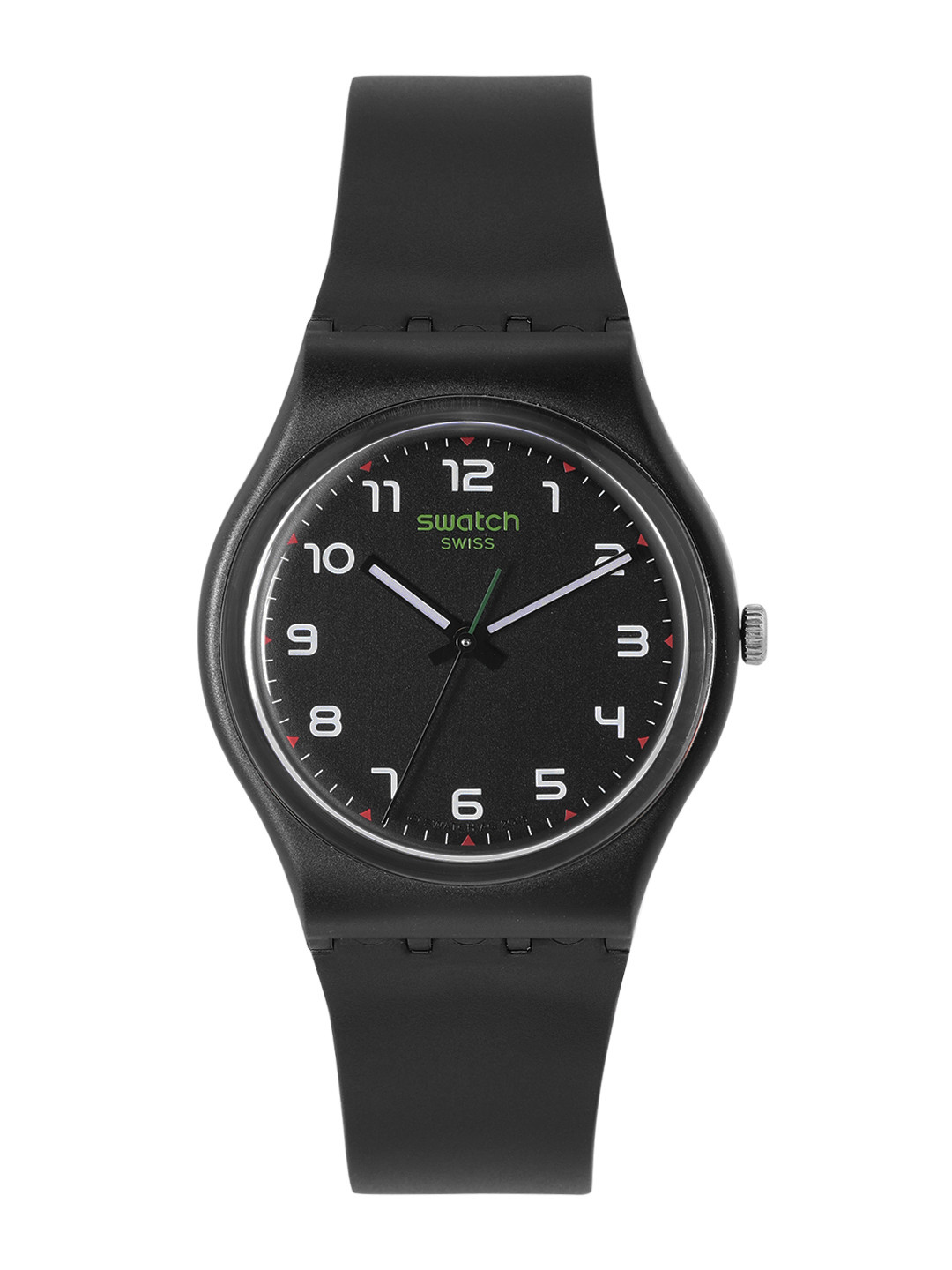 Buy Swatch Unisex Black MASA Water Resistant Analogue Watch SO28B100