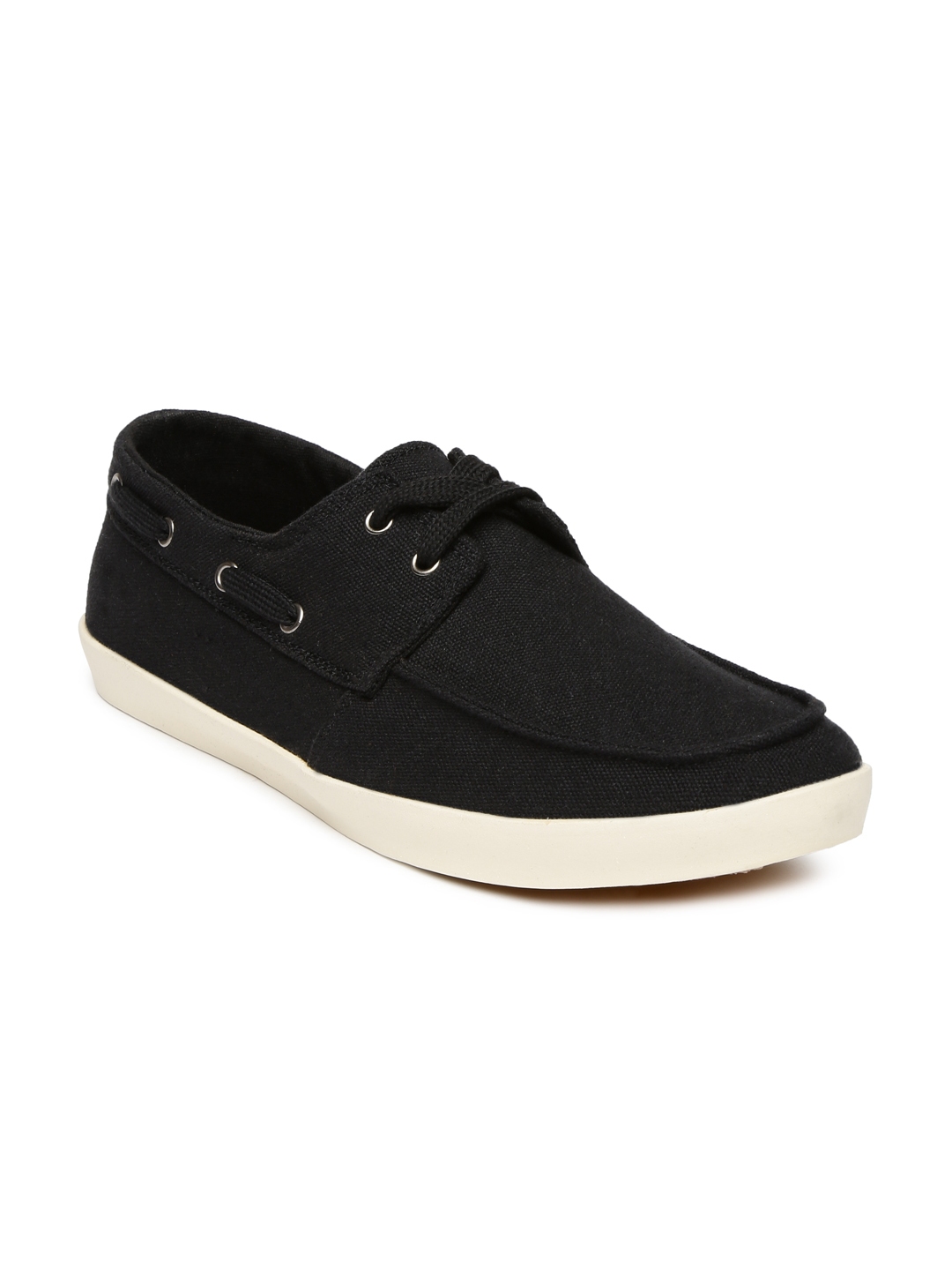 Buy Boltio Men Black Boat Shoes - Casual Shoes for Men 1250352 | Myntra