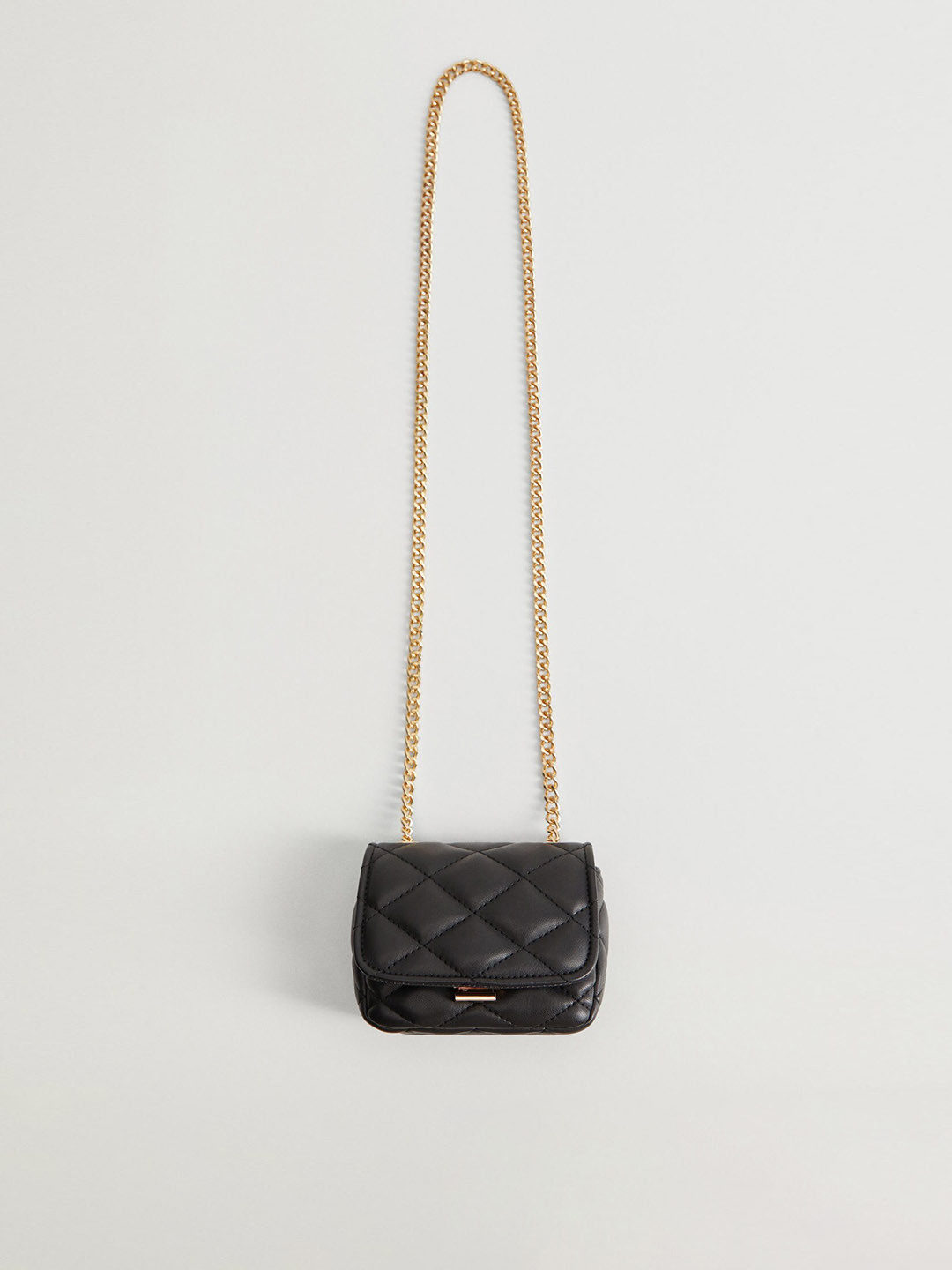 Buy MANGO Black Quilted Sling Bag Handbags for Women 12523964 Myntra