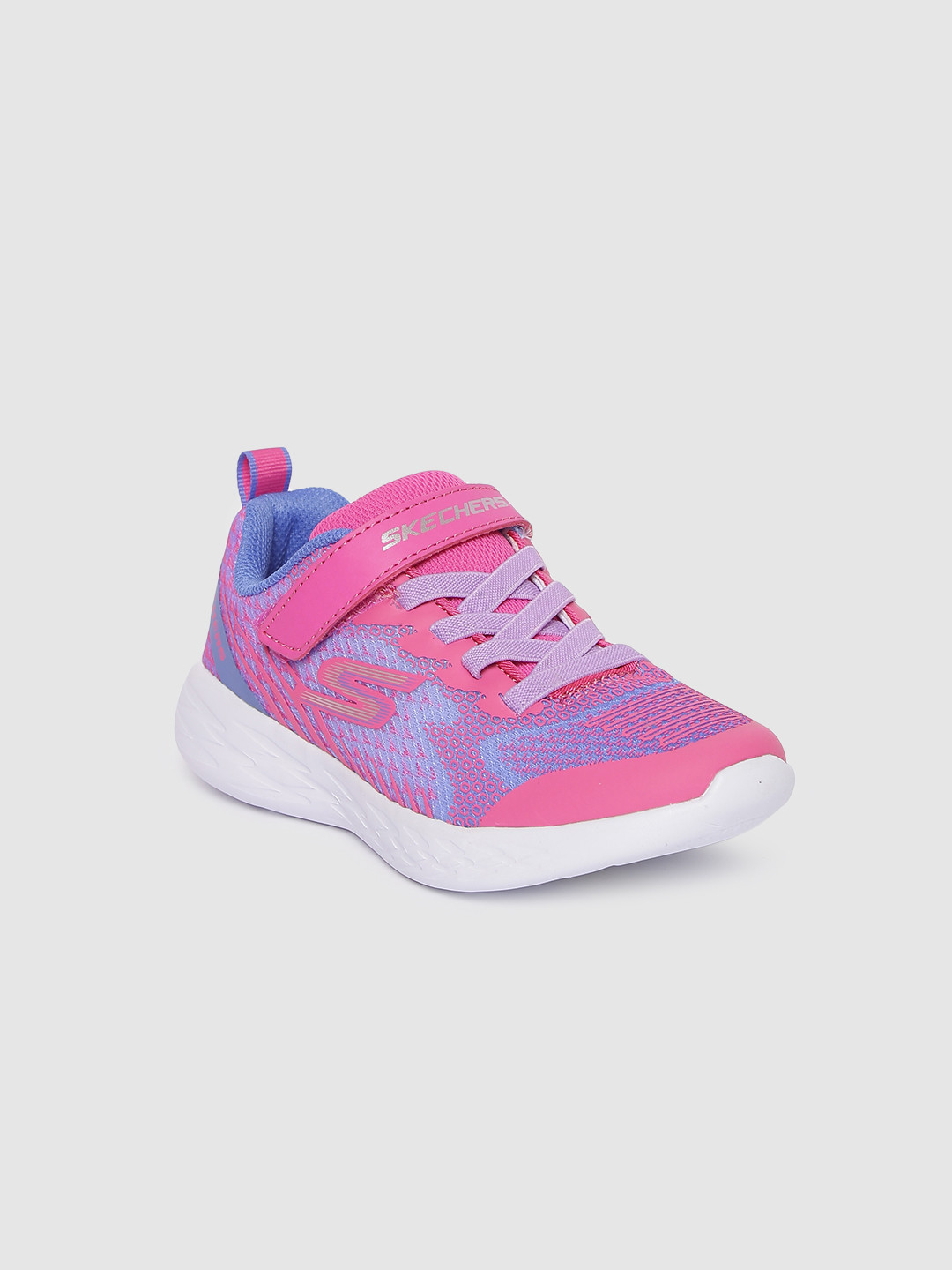 Buy Skechers Girls Pink & Blue Go Run 600 Radiant Runner Sneakers - Casual Shoes for Girls 