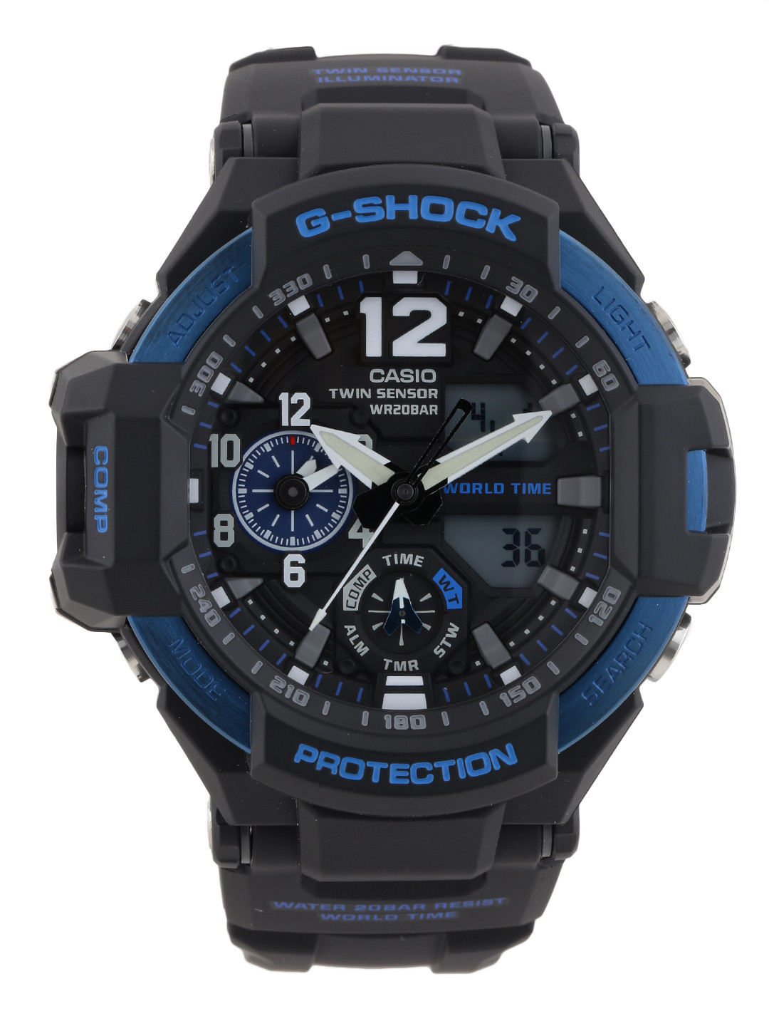 Buy CASIO G Shock Men Black Dial MOG Watch GA 1100 2BDR ...