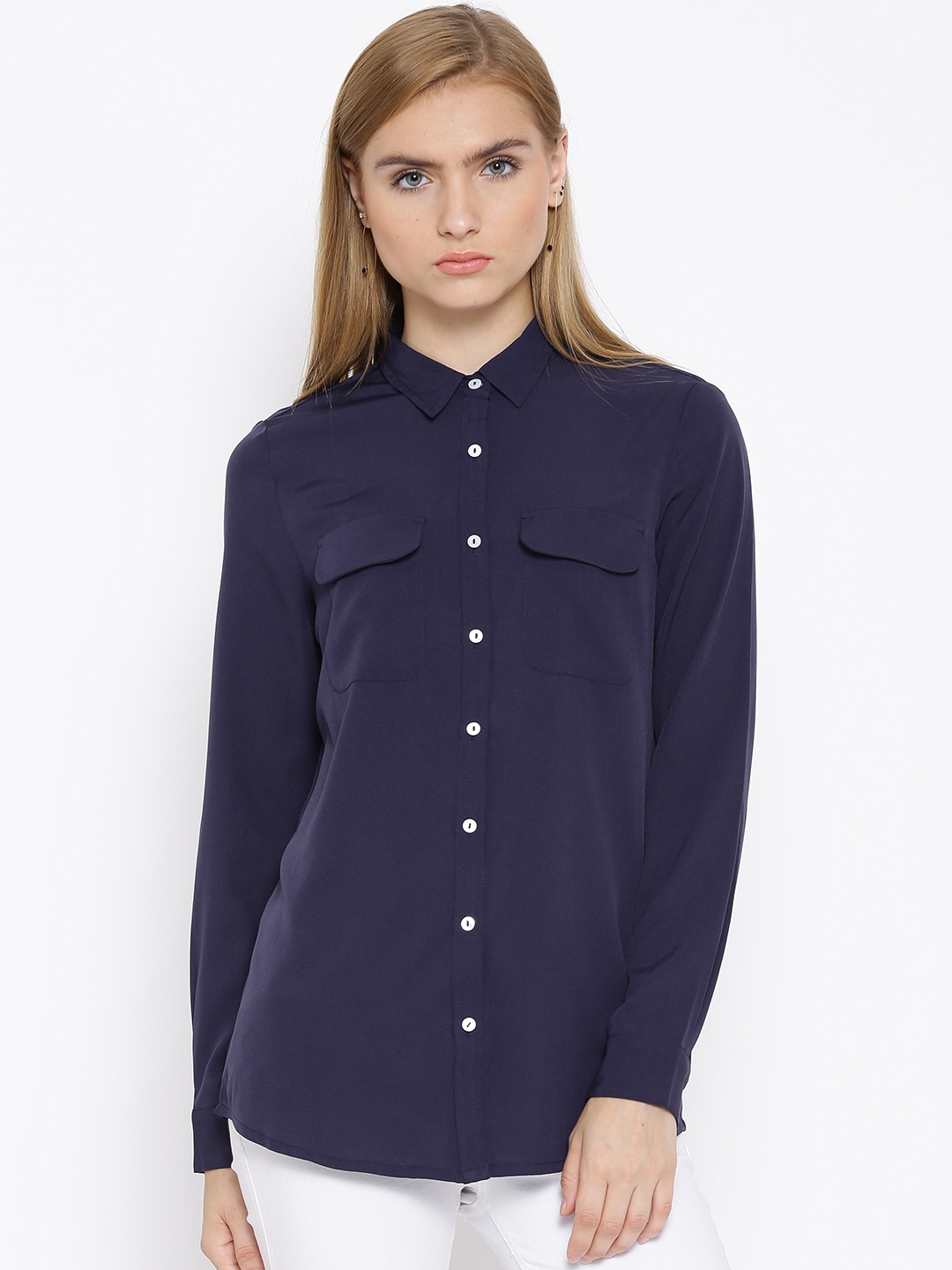 navy shirt womens