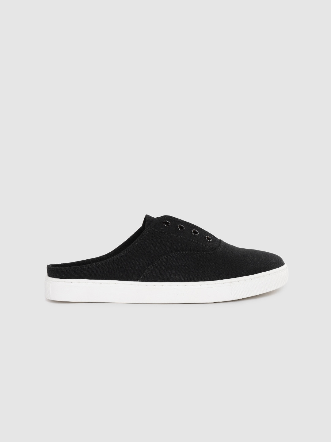 Buy Roadster Women Black PRO TECHT Canvas Mules Casual Shoes for