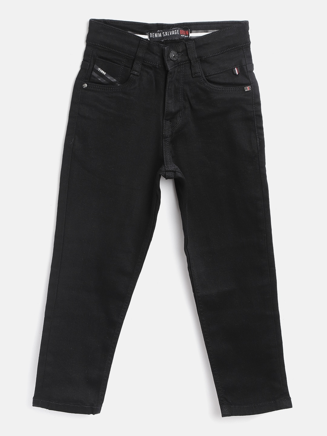 black ruff jeans