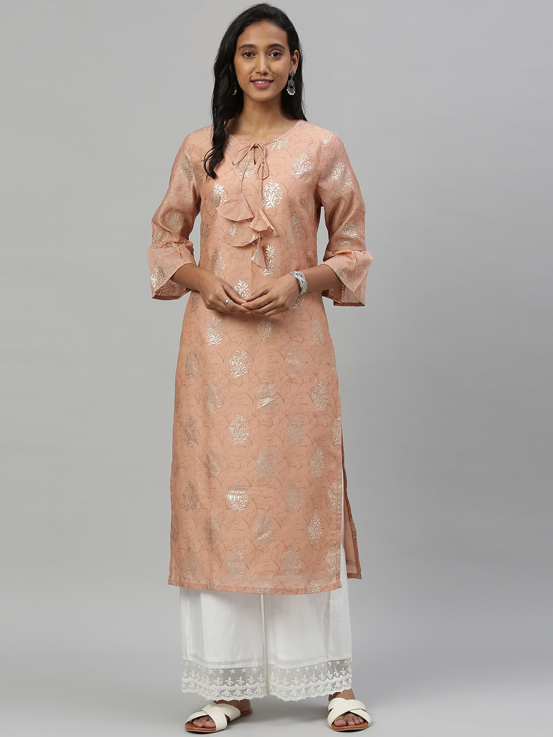 myntra anouk kurta set