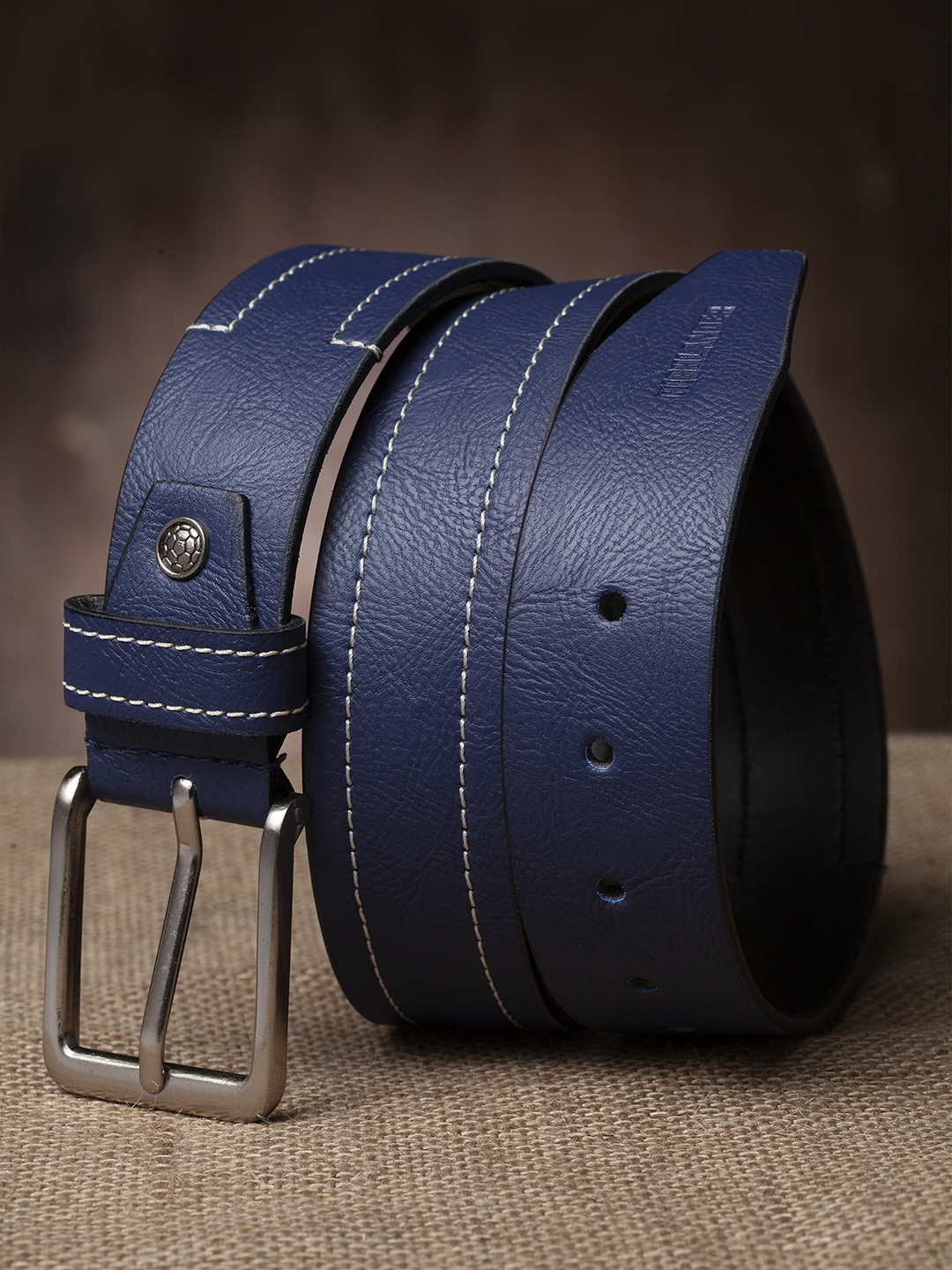 Buy HIGHLANDER Men Navy Blue Solid Belt Belts for Men 12568048 Myntra
