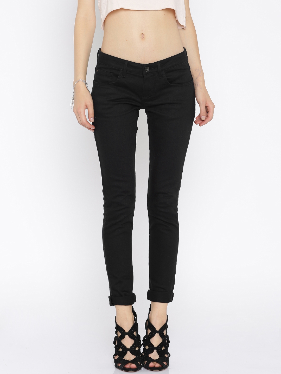 women's jeans jeggings on myntra