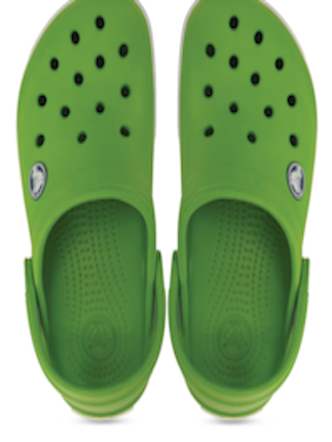 Buy Crocs Girls Green Crocband Clogs - Flip Flops for Girls 1260158 ...