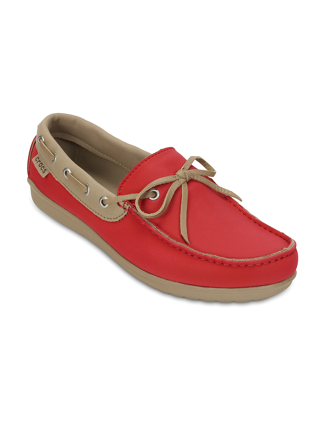 Buy Crocs Wrap Colorlite Women Red Boat Shoes - Casual Shoes for Women ...