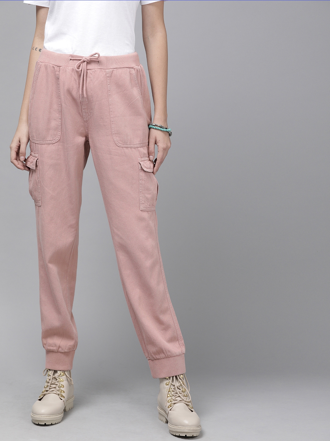 dusty rose joggers