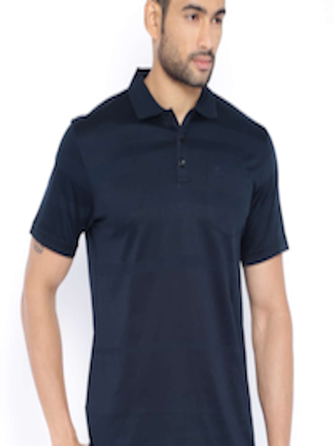 Buy Park Avenue Navy Polo Pure Cotton T Shirt - Tshirts for Men 1263353 ...