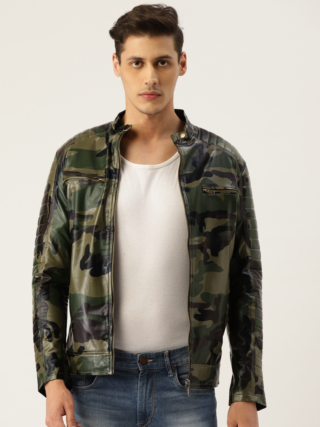 myntra leather jackets