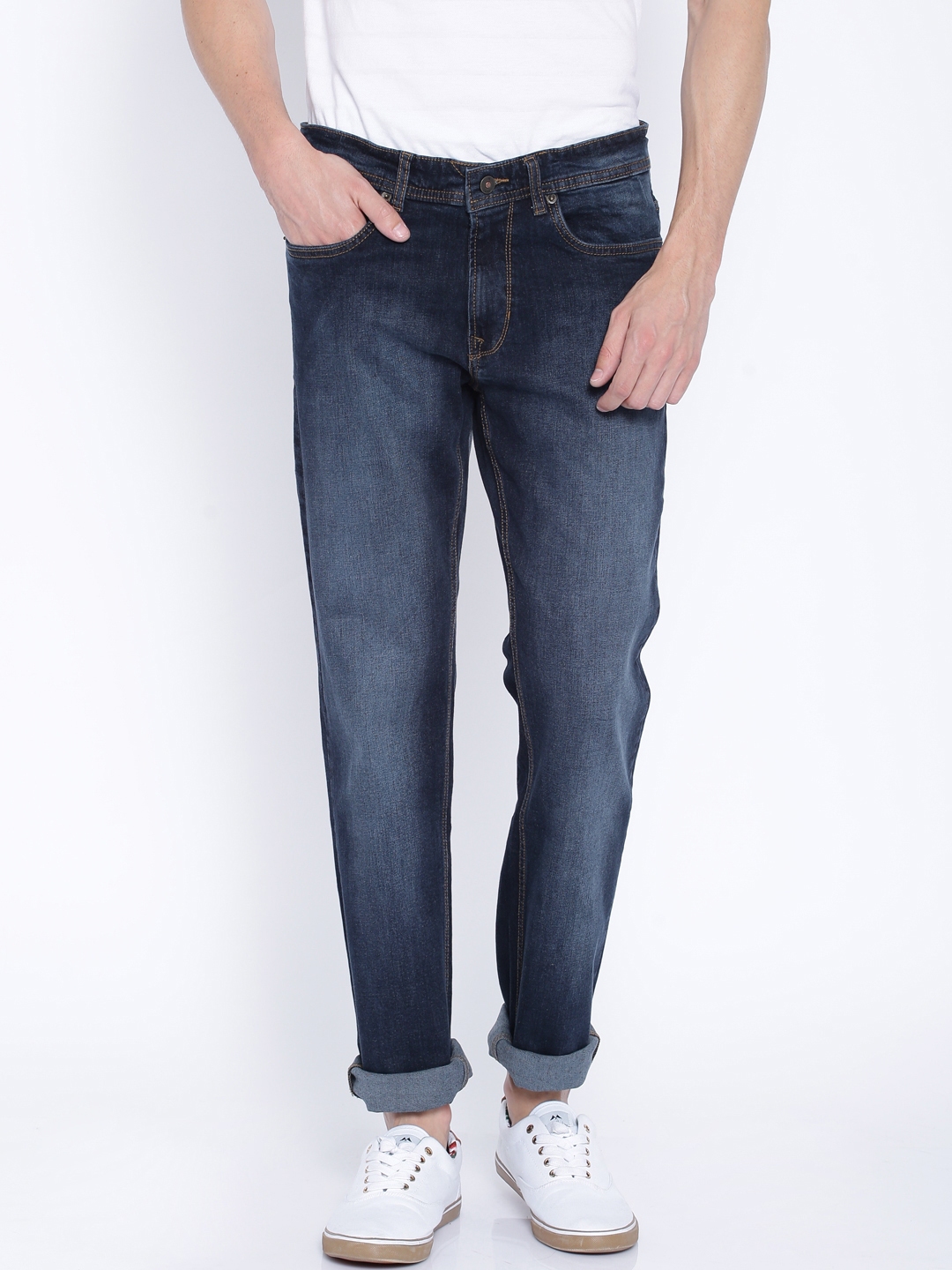 peter england black jeans