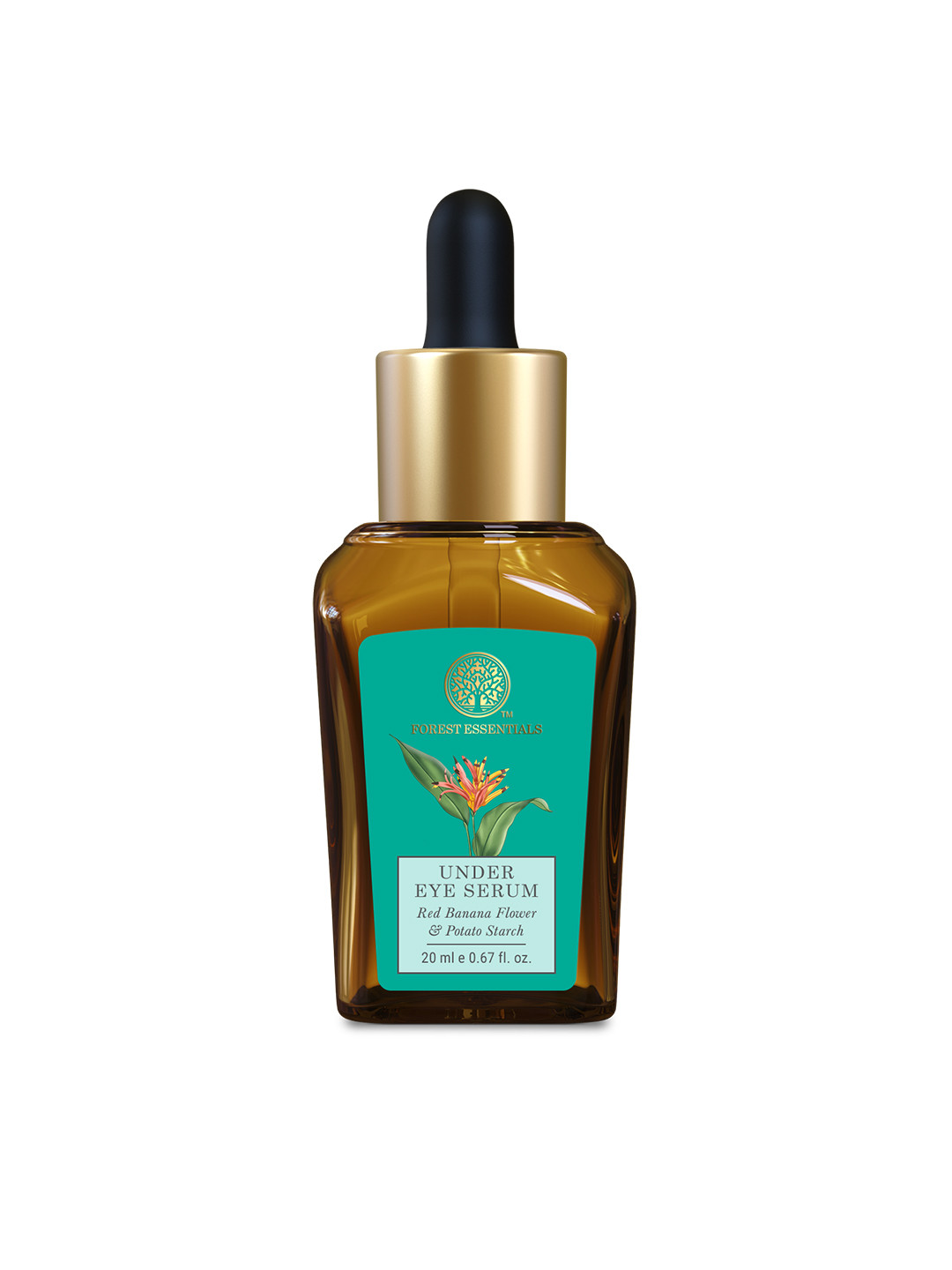 Buy Forest Essentials Under Eye Serum Red Banana Flower & Potato Starch For Wrinkles 20ml