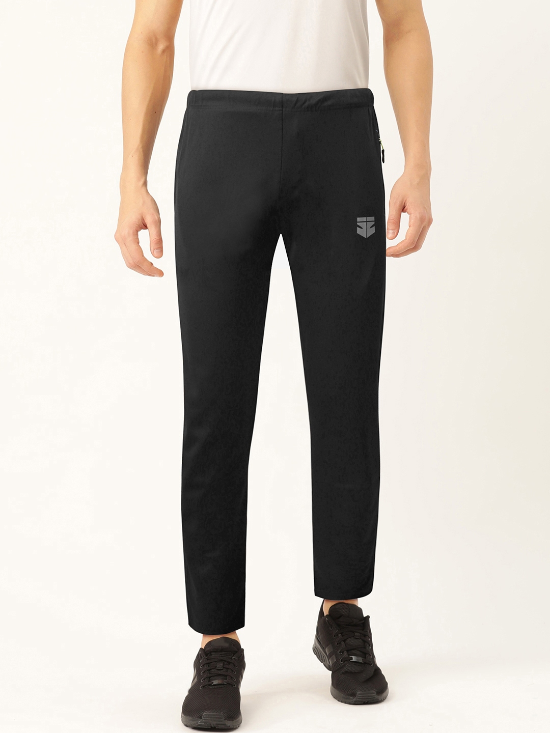 charcoal track pants